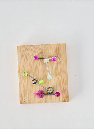 Piercing matériaux métal violet TATA GISELE femme