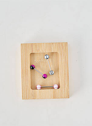 Piercing matériaux métal violet TATA GISELE femme