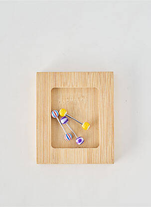 Piercing matériaux métal violet TATA GISELE femme