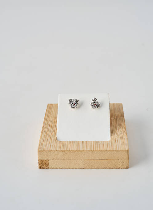 Boucles d’oreilles ornement oxyde de zirconium argent TATA GISELE fille
