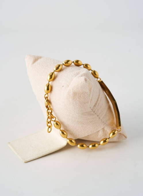 Bracelet fermeture fermoir mousqueton or TATA GISELE femme