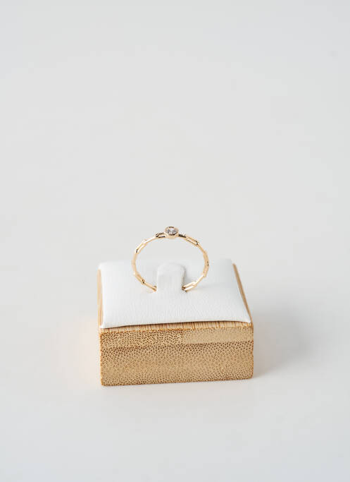 Bague ornement oxyde de zirconium or TATA GISELE femme
