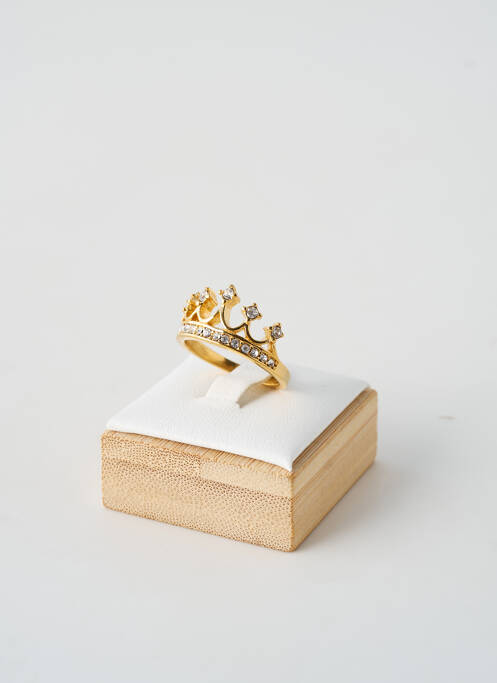 Bague ornement oxyde de zirconium or TATA GISELE femme