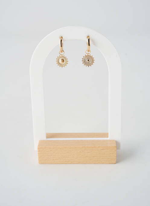 Boucles d’oreilles matériaux plaqué or or TATA GISELE femme