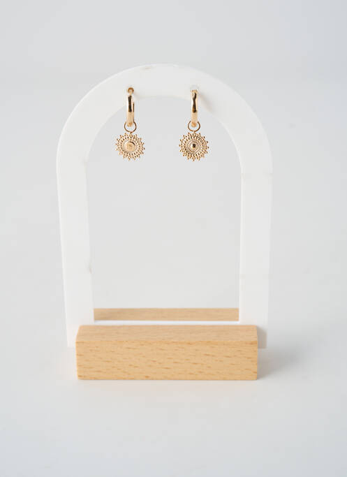 Boucles d’oreilles matériaux plaqué or or TATA GISELE femme