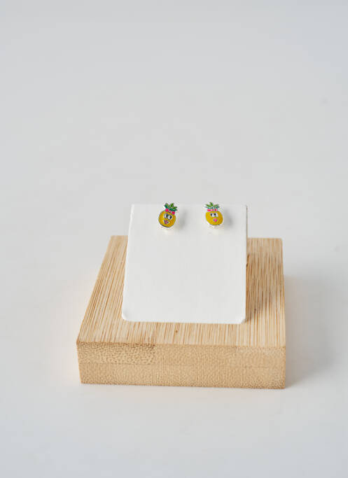 Boucles d’oreilles jaune TATA GISELE fille