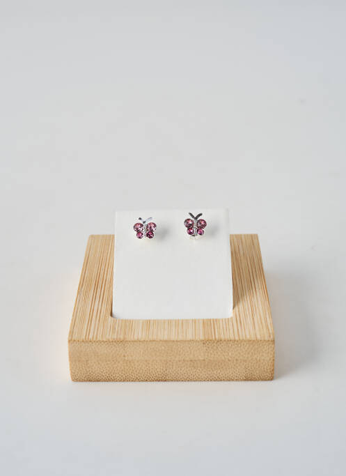 Boucles d’oreilles rose TATA GISELE fille