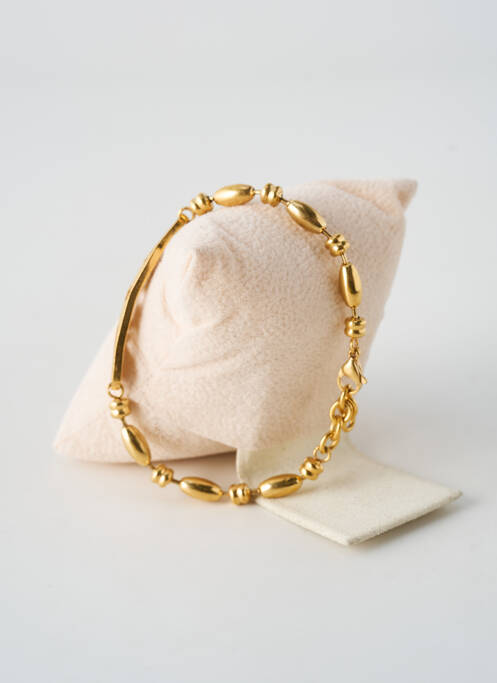 Bracelet fermeture fermoir mousqueton or TATA GISELE femme