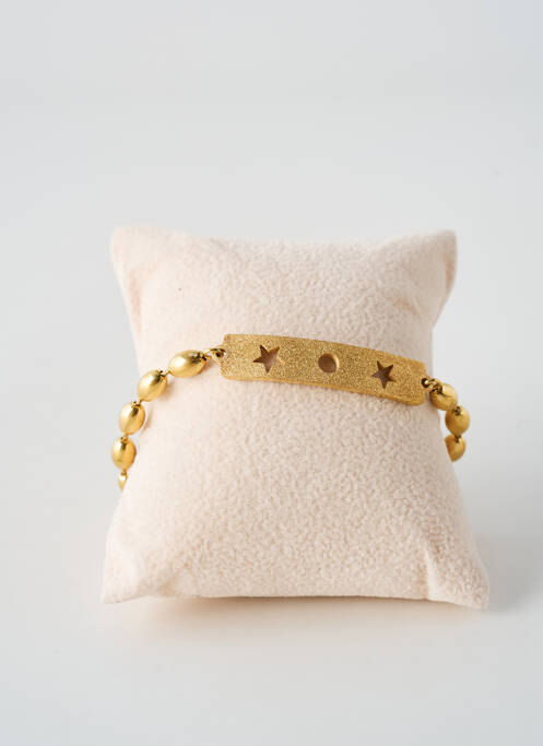 Bracelet fermeture fermoir mousqueton or TATA GISELE femme