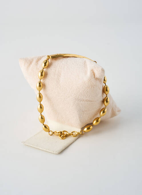 Bracelet fermeture fermoir mousqueton or TATA GISELE femme