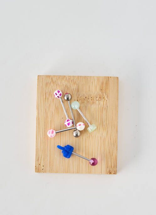 Piercing matériaux métal bleu TATA GISELE femme