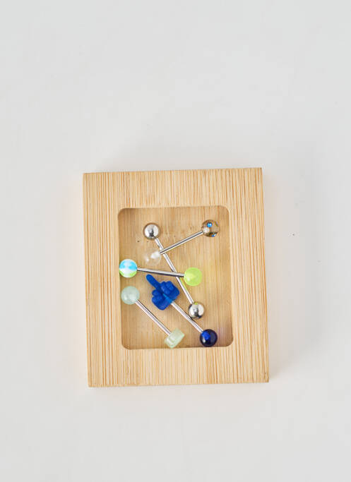 Piercing matériaux métal bleu TATA GISELE femme