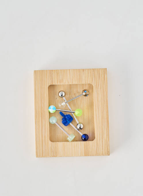 Piercing matériaux métal bleu TATA GISELE femme