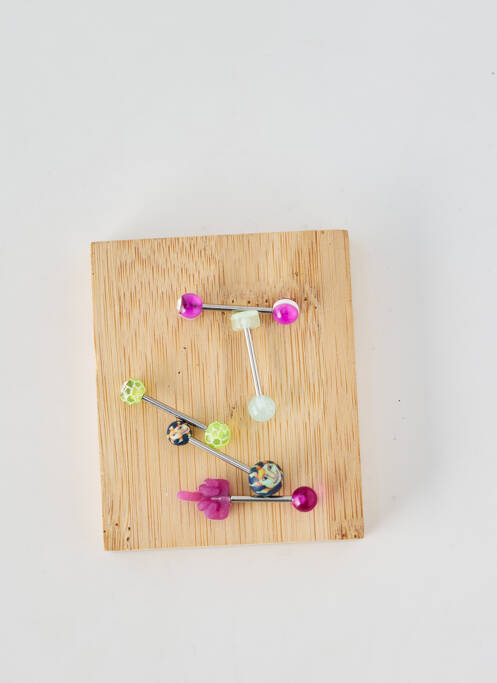 Piercing matériaux métal violet TATA GISELE femme