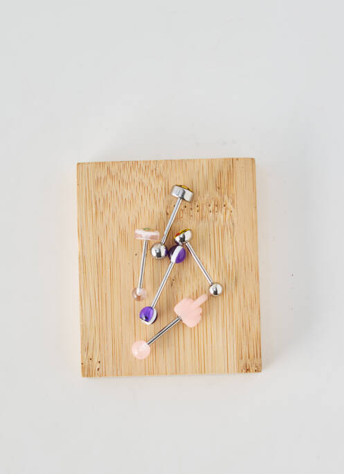 Piercing matériaux métal violet TATA GISELE femme