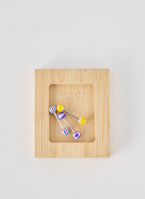 Piercing matériaux métal violet TATA GISELE femme