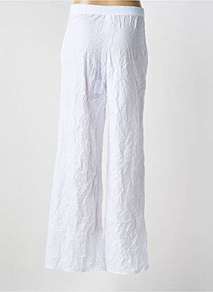 Pantalon flare taille élastique taille normale blanc PIER ANTONIO GASPARI femme