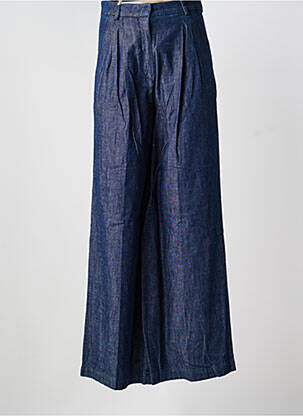 Jeans coupe large délavé taille haute bleu WEEKEND MAXMARA femme