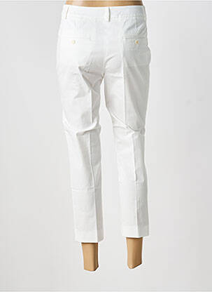 Pantalon 7/8 tissage popeline taille basse blanc WEEKEND MAXMARA femme