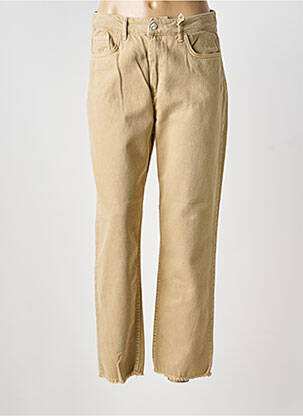 Jeans coupe droite beige HINNOMINATE femme