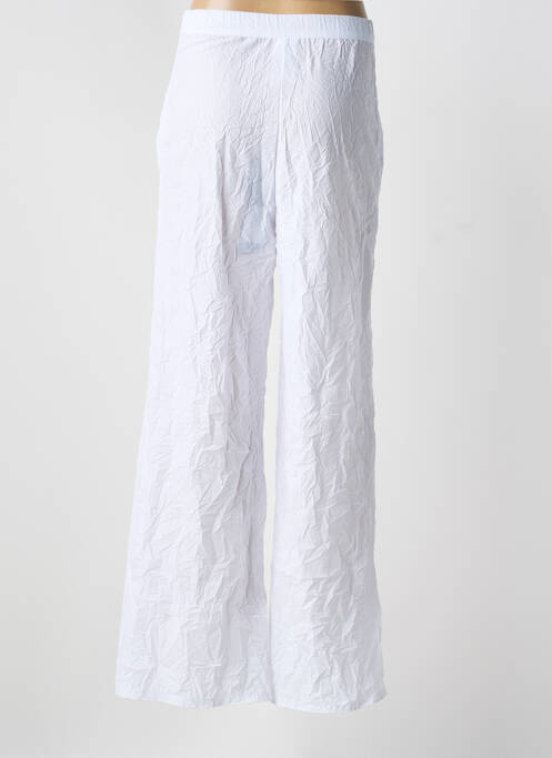 Pantalon flare taille élastique taille normale blanc PIER ANTONIO GASPARI femme