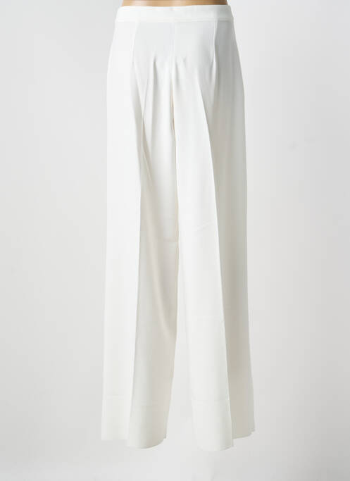 Pantalon large tissage crêpe taille haute beige PENNYBLACK femme