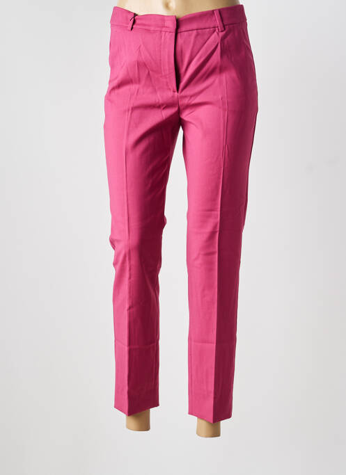 Pantalon 7/8 taille à pinces taille normale rose WEEKEND MAXMARA femme