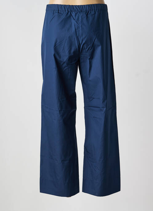 Pantalon large tissage popeline taille normale bleu MAX MARA femme