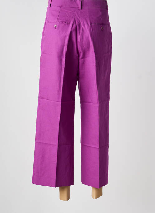 Pantalon 7/8 taille haute taille haute violet !OHO! femme