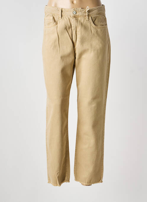 Jeans coupe droite beige HINNOMINATE femme