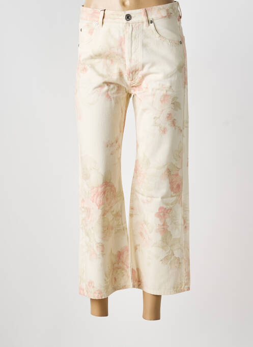 Jeans coupe droite beige WEEKEND MAXMARA femme