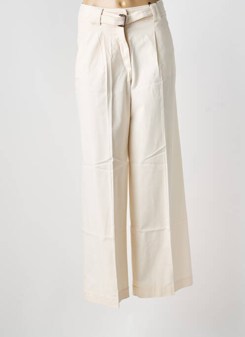 Pantalon large beige WEEKEND MAXMARA femme