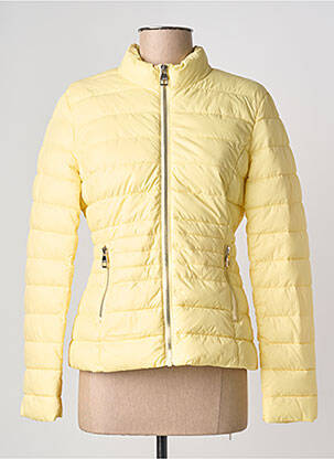 Doudoune manches longues sans capuche jaune GAUDI femme