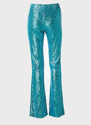 Pantalon droit stretch bleu GAUDI femme