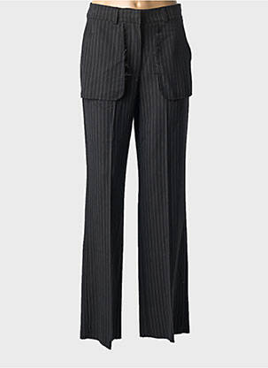 Pantalon droit stretch taille normale noir DIXIE femme