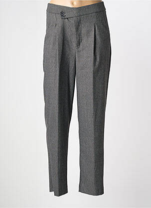 Pantalon droit stretch taille normale gris DIXIE femme