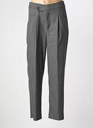 Pantalon droit stretch taille normale gris DIXIE femme