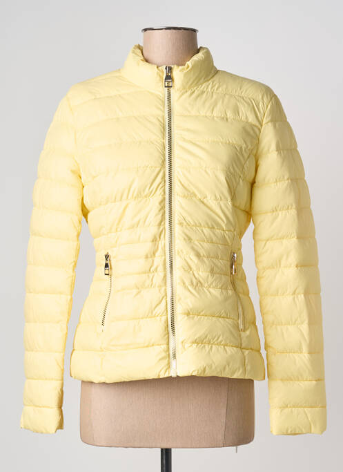 Doudoune manches longues sans capuche jaune GAUDI femme