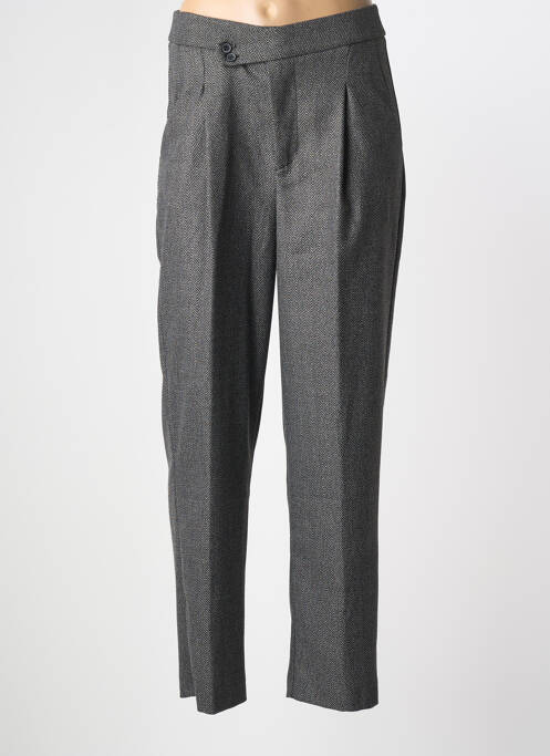 Pantalon droit stretch taille normale gris DIXIE femme