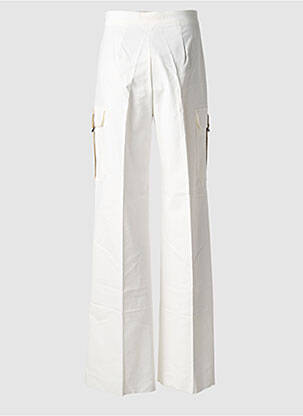 Pantalon cargo poches taille haute beige MAX MARA femme