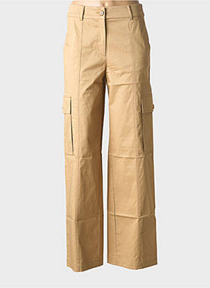 Pantalon cargo taille haute taille haute beige PENNYBLACK femme