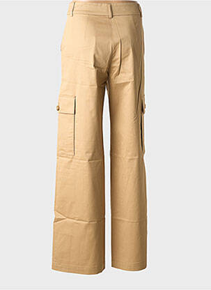 Pantalon cargo taille haute taille haute beige PENNYBLACK femme