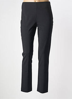Pantalon slim taille haute taille haute noir PIER ANTONIO GASPARI femme