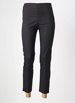 Pantalon 7/8 taille haute taille haute noir PIER ANTONIO GASPARI femme