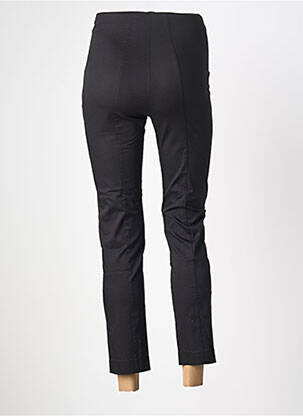 Pantalon 7/8 taille haute taille haute noir PIER ANTONIO GASPARI femme