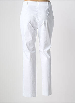 Pantalon chino tissage popeline taille normale blanc MAX MARA femme