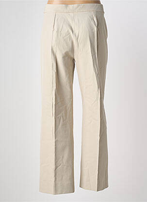 Pantalon droit stretch taille normale beige MAX MARA femme