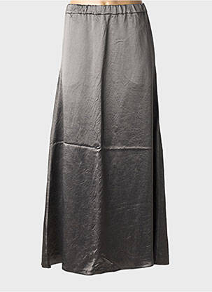 Jupe longue fermeture zippée au dos vert MM BY MAXMARA femme