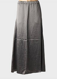 Jupe longue fermeture zippée au dos vert MM BY MAXMARA femme