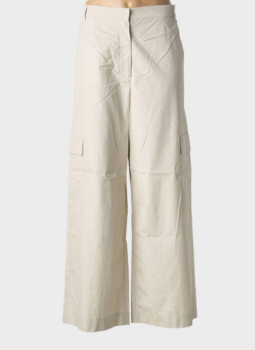 Pantalon cargo taille haute taille haute beige MAX MARA femme